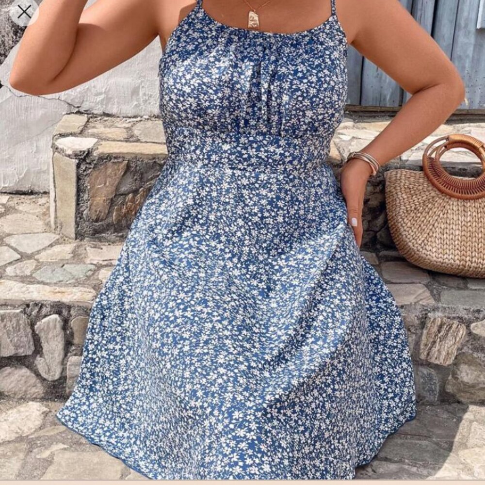 BLUE DRESS SIZE 14